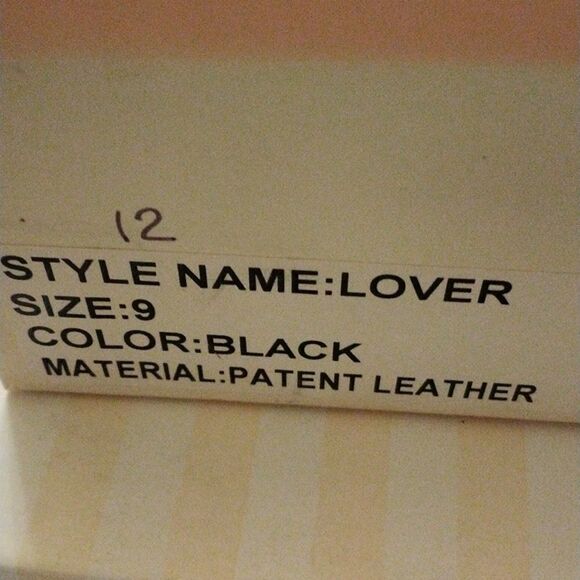 Footcandy Black Patent Peep Toe Pump - Picture 8 of 11